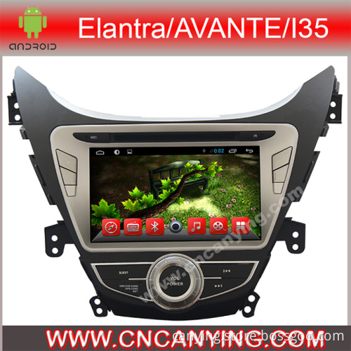 Car DVD Player for Pure Android 4.2.2 Car DVD Player with A9 CPU Capacitive Touch Screen GPS Bluetooth for Hyundai Elantra /Avante (AD-8110)